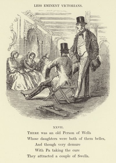 Er was een oude Persoon van Wells (gravure) door English School