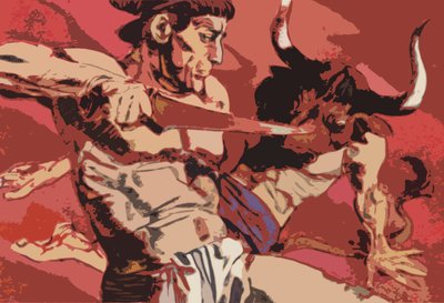 Theseus en de Minotaurus door English School