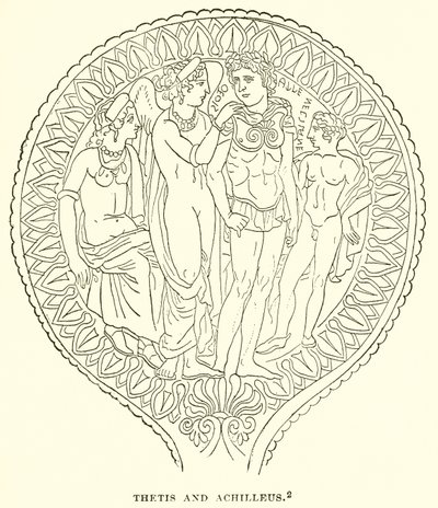 Thetis en Achilleus door English School