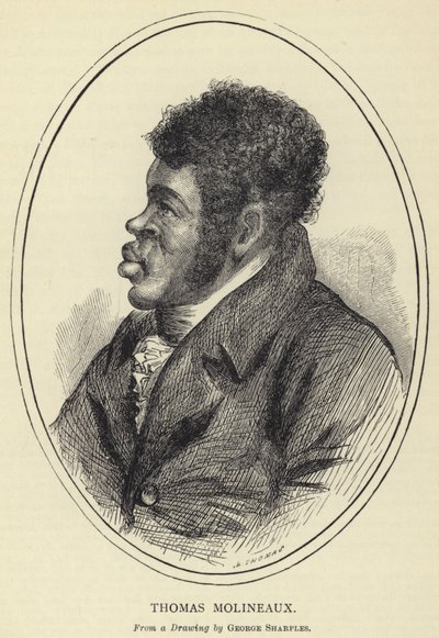 Thomas Molineaux, naar een tekening van George Sharples door English School