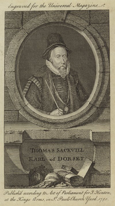 Thomas Sackvill, Graaf van Dorset door English School