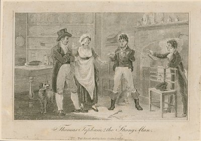 Thomas Topham, de sterke man van Islington door English School