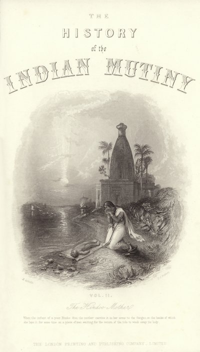 Titelpagina van The History of Indian Mutiny door English School