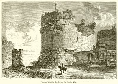 Graf van Caecilia Metella, aan de Via Appia door English School