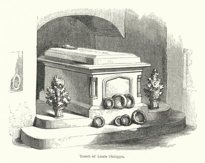 Graf van Louis Philippe (gravure) door English School