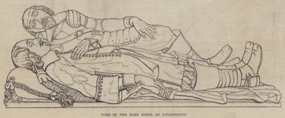 Graf van de Hart Dykes in Lullingston (gravure) door English School