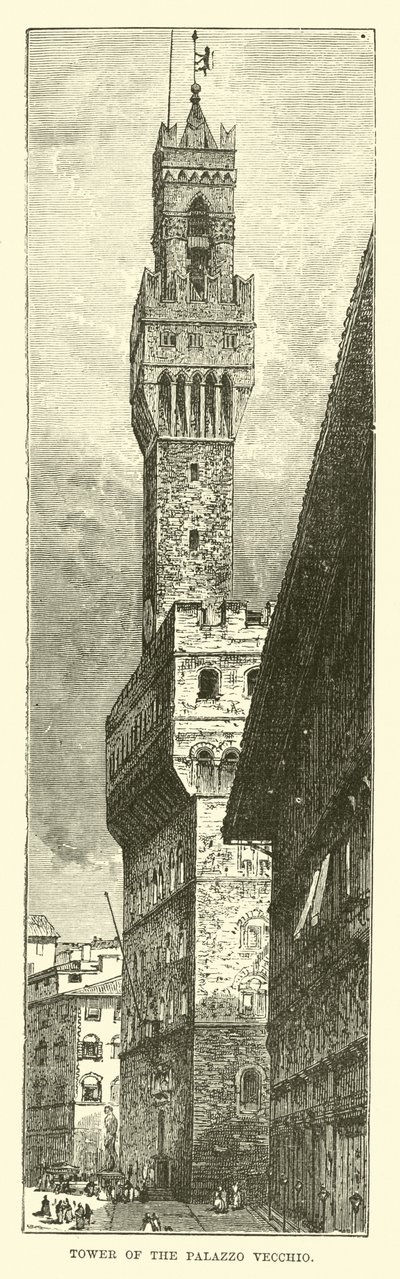 Toren van het Palazzo Vecchio door English School
