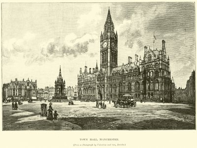 Stadhuis, Manchester door English School