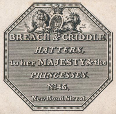 Handelskaart, Breach & Criddle door English School