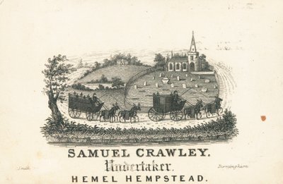 Handelskaart, Samuel Crawley door English School