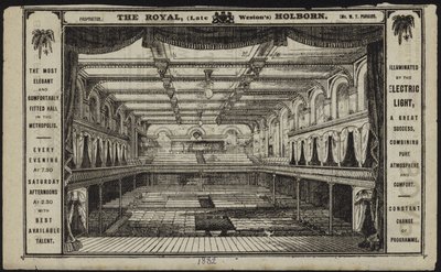 Handelskaart voor The Royal door English School