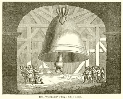 Tsar Kolokol, of Koning der Klokken, in Moskou door English School