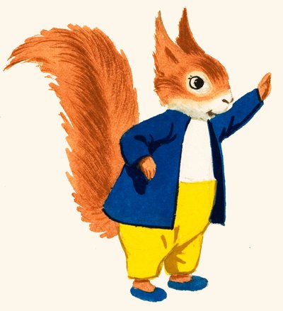 Tufty de verkeersveiligheidseekhoorn door English School