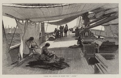 Onder de Luifel aan Boord van de "Undine" door English School