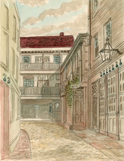 Ongeïdentificeerde gebouwen, Londen door English School