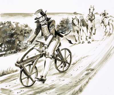 Onbekende vroege fiets door English School
