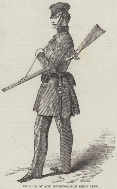 Uniform van de Metropolitan Rifle Club door English School