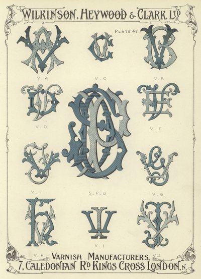 VA, VC, VB, VD, SPD, VE, VF, VG, VH, VI, VJ door English School