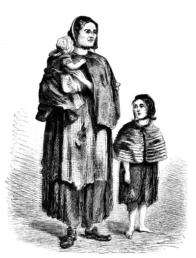 Zwerver in de toevlucht van het werkhuis door English School