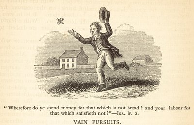 Vergeefse bezigheden (gravure) door English School