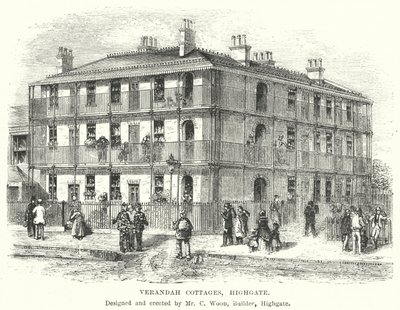 Verandah Cottages, Highgate door English School