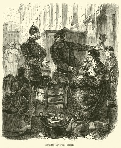 Slachtoffers van de belegering, februari 1871 door English School