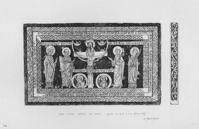 Victoria en Albert Museum: Super Altaar, Duits, 12e eeuw door English School