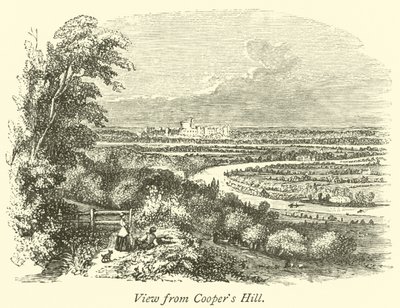Uitzicht vanaf Coopers Hill door English School