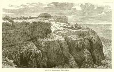 Uitzicht op Magdala, Abessinië door English School