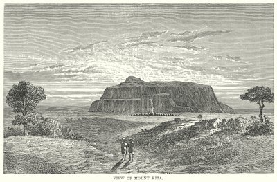 Uitzicht op de berg Kita (gravure) door English School