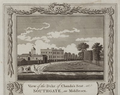 Uitzicht op het Hertog van Chandos Zetel door English School