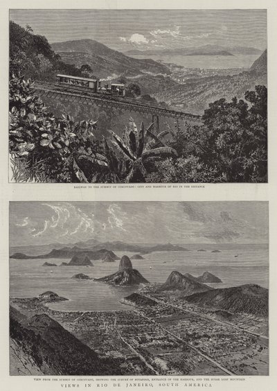 Uitzichten in Rio de Janeiro, Zuid-Amerika door English School