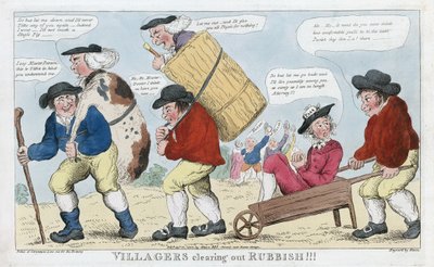 Dorpelingen Ruimen Rommel Op!!!, pub. 1800 door English School