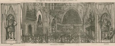 Bezoek van Koningin Victoria aan de stad Londen, 9 november 1837 door English School