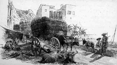 Wagens met Espartogras, Almeria, Spanje, uit 