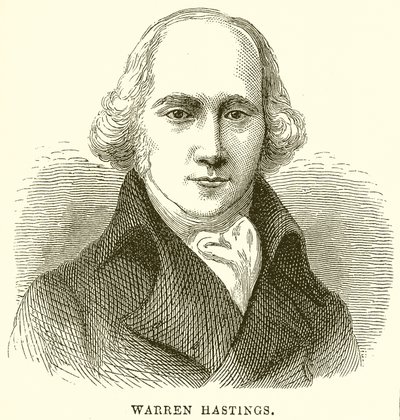 Warren Hastings door English School