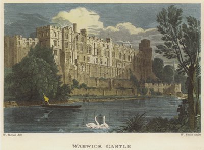 Warwick Castle, Warwickshire door English School