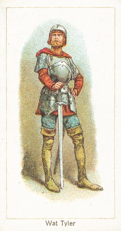 Wat Tyler (chromolitho) door English School