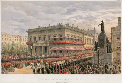 Waterloo Place en Pall Mall door English School