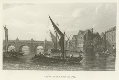 Westminster Bridge, 1745 door English School