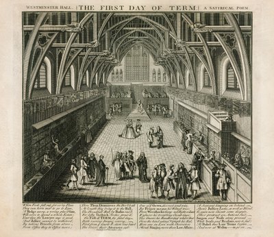Westminster Hall, De eerste dag van de termijn, Een satirisch gedicht door English School