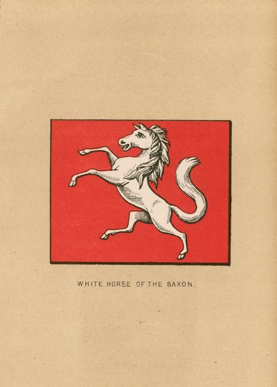 Witte paard van de Saksen door English School