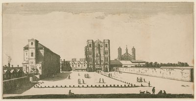 Whitehall in de 17e eeuw door English School