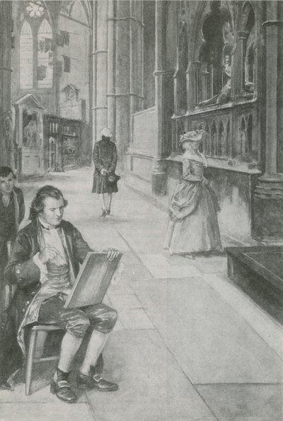 William Blake leert tekeningen maken door English School