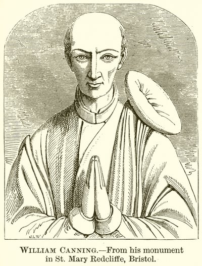 William Canning door English School