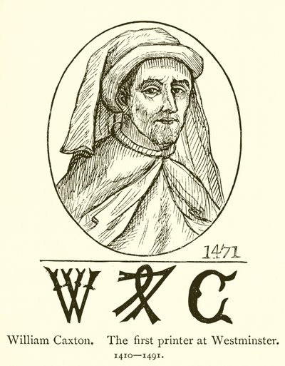 William Caxton, de eerste drukker in Westminster door English School