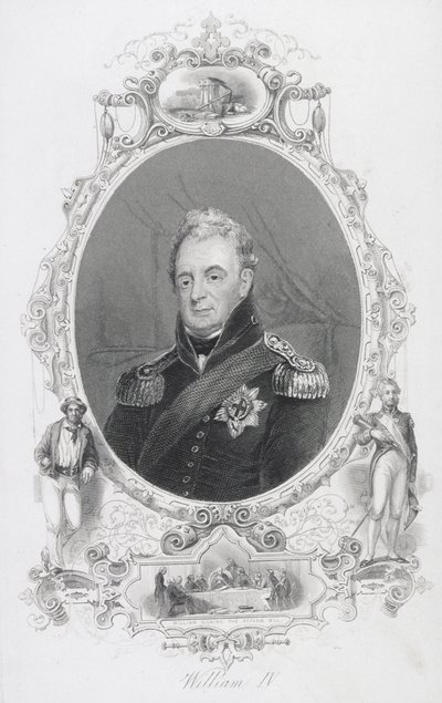 Willem IV (1765-1837) Koning van Groot-Brittannië, Ierland en Hannover door English School