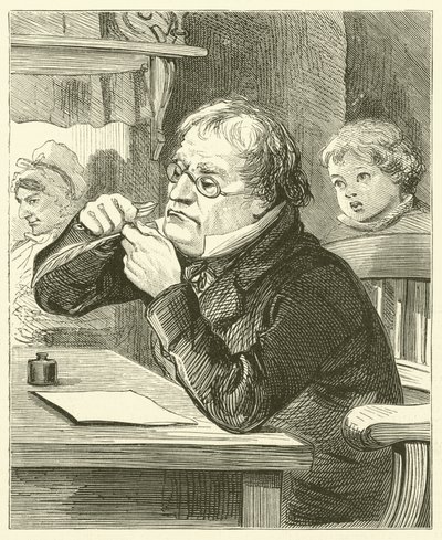 William Lilly (gravure) door English School