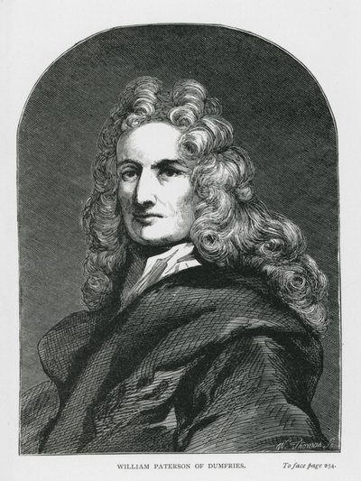 William Paterson van Dumfries (gravure) door English School
