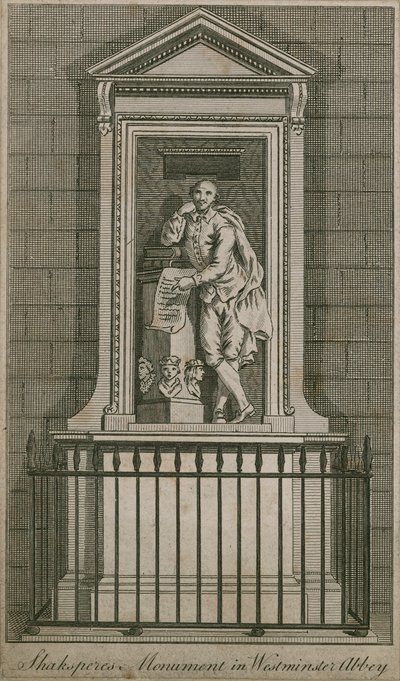 William Shakespeare monument door English School